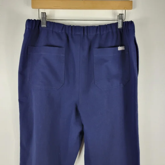 Figs Technical Collection Pull On Tie Waist Straight Leg Scrub Pants Tall - Picture 9 of 11